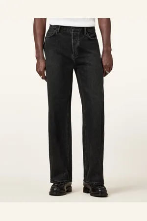 AllSaints Lenny Loose Fit Wide Leg Denim Jeans