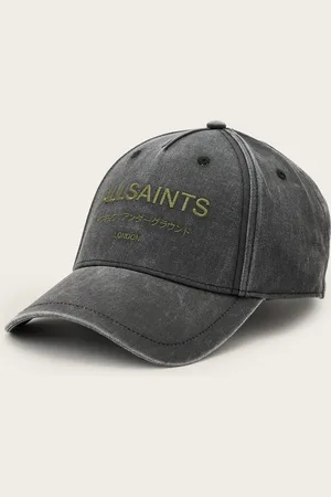 AllSaints Underground Logo Print Baseball Cap