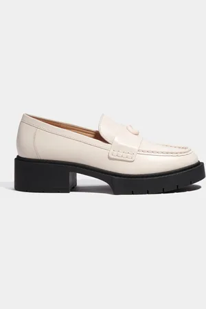Coach Leah Leather Loafers - UK 3