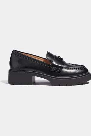 Coach Leah Leather Loafers - UK 4