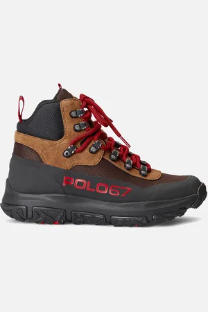 Ralph Lauren Adventure 300 Suede and Mesh Hiking Boots - UK 7