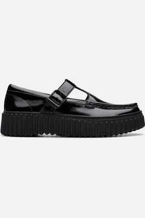 Clarks Torhill Bar Patent Mary Jane Flats - UK 3