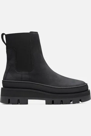 Clarks Orianna2 Top Leather Chelsea Boots - UK 4
