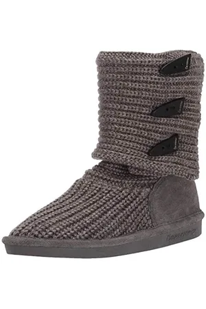 bearpaw black knit boots