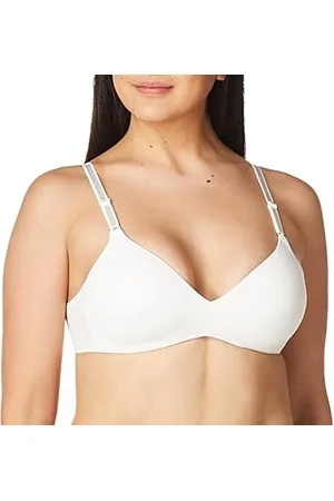 Warners Womens No Side Effects Underarm-Smoothing Comfort Underwire Lightly  Lined T-Shirt Bra 1356