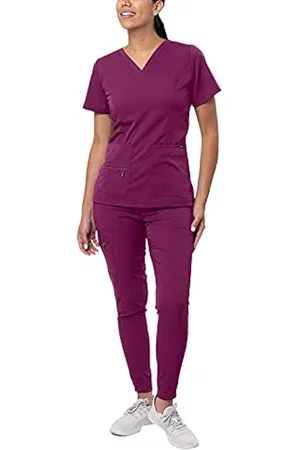 Adar Pro Scrubs for Women - Ultimate Yoga Jogger Scrub Pants