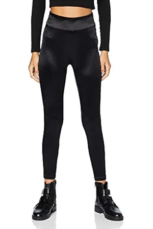 Leggings // Urban classics Ladies High Waist Shiny Rib Pedal