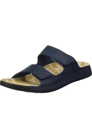 Ecco sandals mens sales yellow