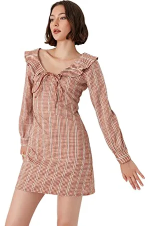 Trendyol Women Mini A-line Regular Woven Dress