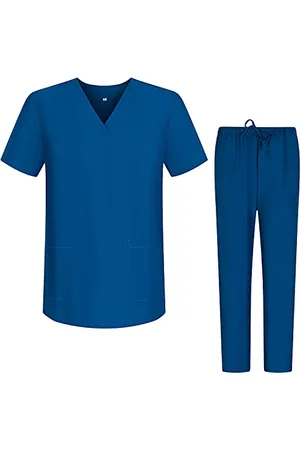 MISEMIYA Uniforms Unisex Scrub Set – Medical Uniform with Scrub Top and Pants - Ref.6801-6802 - X-Small