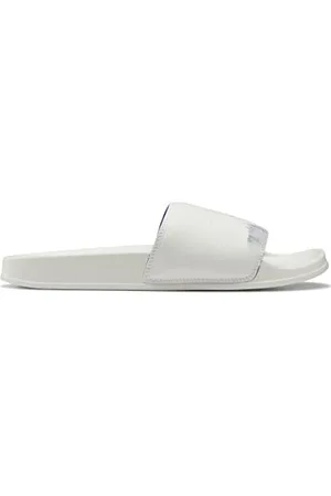 Reebok Unisex Classic Slides Sandal, chalk/vector blue/chalk, 10 UK