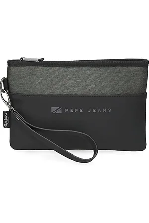 Pepe Jeans Jarvis Handbag 25x16x1 cm Polyester with Synthetic Leather details