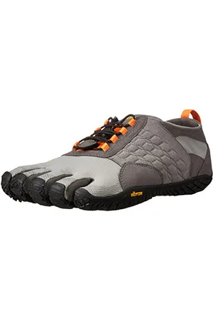 Vibram FiveFingers Men’s Trek Ascent Multisport Outdoor Shoes, Grey (Grey/black/orange),9.5-10 UK(44 EU)