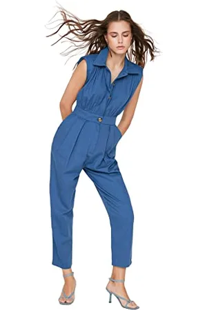 Trendyol FeMan Plain Woven Jumpsuit