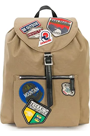 Invicta Alpino Heritage Patch Laptop Backpack (Sand)