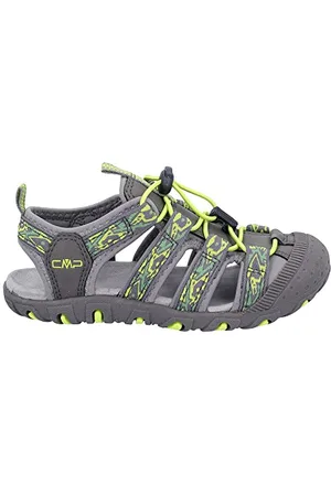 CMP Hiking Sandal Shoe, Graphite-Lime Green, 5.5 UK