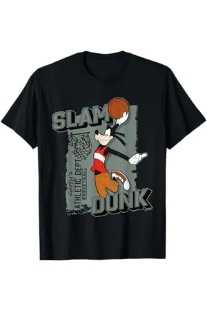 Disney Goofy Sports Basketball Slam Dunk Athletic Dept T-Shirt
