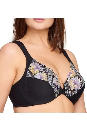 Glamorise Full Figure Plus Size Wonderwire Front-Closure Bra Underwire #1245