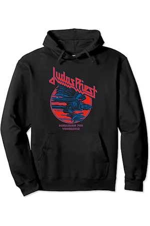 Judas Priest Screaming For Vengeance Blue Eagle Pullover Hoodie