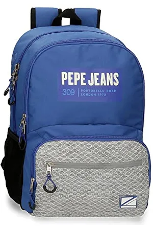 Pepe Jeans Darren Double Compartment School Backpack 33x46x17cm Polyester 25.81L, , Double Compartment School Backpack