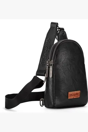 Wrangler Sling Bag for Women Leather Crossbody Bag