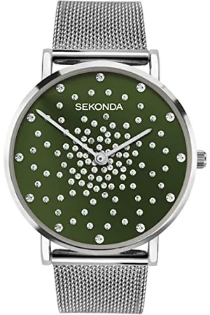 Sekonda Celeste Ladies 36mm Quartz Watch in with Analogue Display, and Stainless Steel Mesh Bracelet 40499