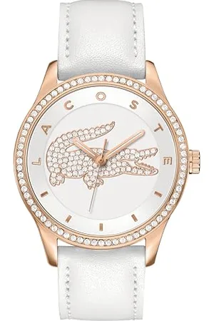 Lacoste Analogue Quartz Watch for women with White Leather strap - 2000821