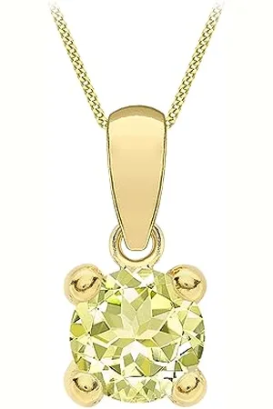 Amazon 9ct Gold August Birthstone Pendant Necklace (previously Amazon Collection)