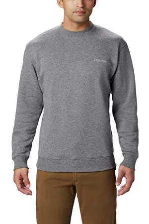 Columbia MensAM6769Hart Mountain Ii Crew Long Sleeve Athletic Shirt - Grey - Medium