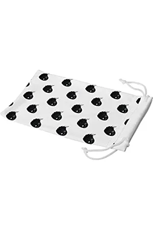 Bonamaison Digitally Printed Glasses Pouch, Sunglasses Pouch, 100% Cotton, Soft & Slim, Protective Glasses Case with Drawstring Closure, 1 Piece, 11x19 cm