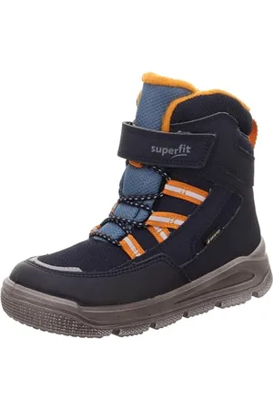 Superfit Boys MARS warm gefütterte Gore-Tex Stiefel, BLAU/ORANGE 8000