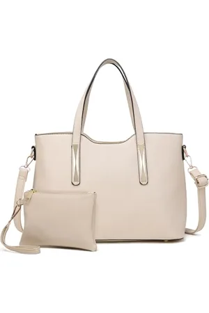 MISS LULÙ Tote bag for Women Small Handbags with Clutch Ladies Top Handle Shoulder Bag for Travel Business Work