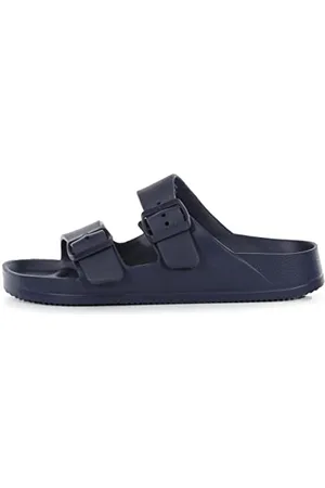 Regatta Mens Brooklyn Double Strap Sliders - Dark Denim - 8 UK