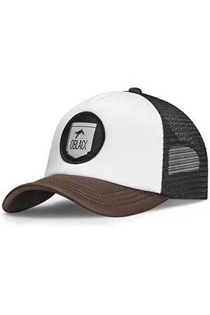 Oblack Baseball Caps Mens Trucker Cap Classic Cocoa Baseball Cap Black Adjustable Hats Men Mesh Snapback Caps for Men Accessories Hat - Men