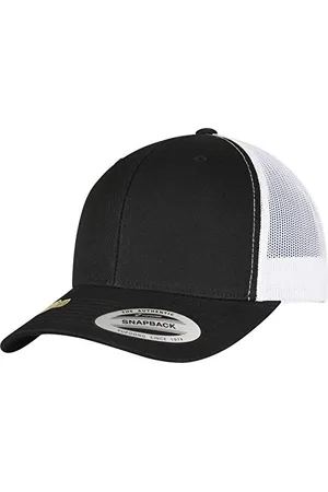 Flexfit Unisex YP Classics Recycled Retro Trucker Cap 2-Tone Baseballkappe, blk/wht, one Size