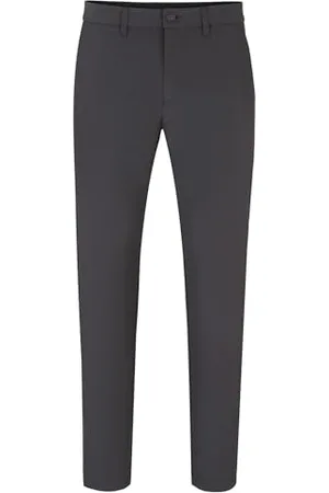 HUGO BOSS Mens T Commuter-Slim Water-Repellent Slim-fit Chinos in Stretch Fabric