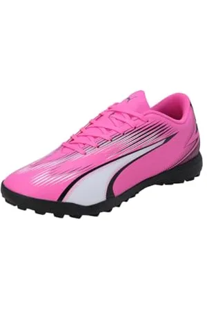 PUMA Unisex Adults Ultra Play Tt Soccer Shoes, Poison Pink- White- Black, 10 UK