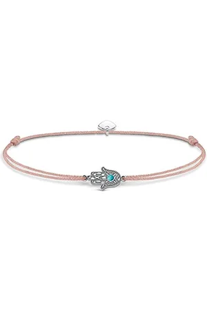 Thomas Sabo Women Anklet Little Secret Hand of Fatima 925 Sterling Silver LSAK001-504-19-L27v