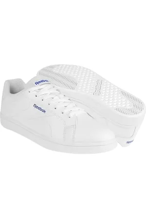 Reebok Unisex Royal Complete Clean 2.0 Sneaker, FTWR White/FTWR White/Vector Blue, 2 UK
