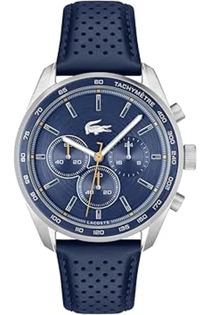 Lacoste Chronograph Quartz Watch BOSTON Collection for Men with Leather or Stainless Steel bracelet in Link or Mesh