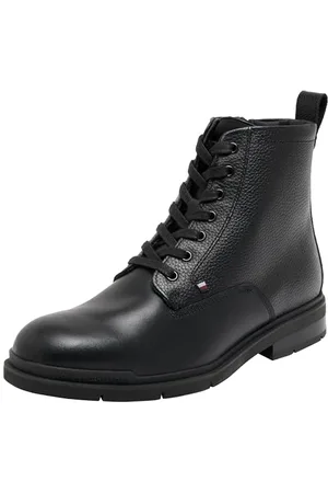 Tommy Hilfiger Men’s Warm Leather Ankle Boots, , 7