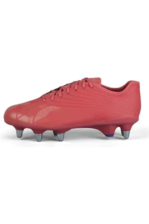 Canterbury Mens Stampede Groundbreak Pro Soft Ground Rugby Boots Red/Orange/Yellow 10.5 (45.5)