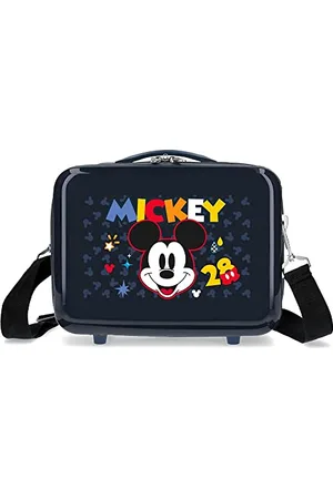 Disney Mickey Get Moving Cockpit Suitcase Red 38 x 55 x 20 cm ABS Combination Lock 34L 2kg 4 Double Wheels, , Makeup Bag