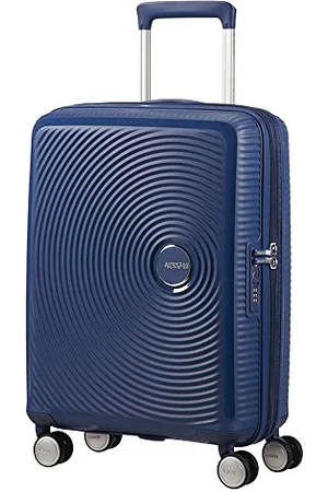 American Tourister Soundbox - Spinner 55/20 Expandable Hand Luggage, 55 cm, 35.5 liters, Blue