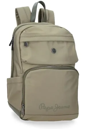 Pepe Jeans Corin Laptop Backpack 13.3" 25x37x10cm Polyester and PU 9.25L by Joumma Bags, , One Size, Laptop Backpack