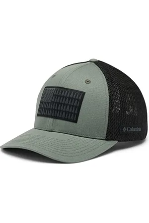 Columbia Tree Flag Mesh Ball Cap-High Crown, , L-XL
