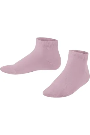 Falke Unisex Kids Family K Sn Sustainable Cotton Low-Cut Plain 1 Pair Trainer Socks, , 5.5-8