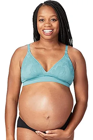 Cake Maternity Womens Freckles Recycled Wire Free Nursing for Breastfeeding Plunge Bra, , S UK