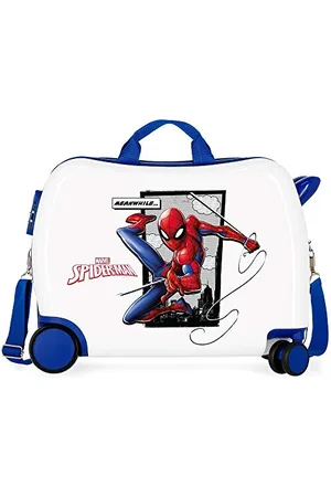 Marvel 4659861 Spiderman Action Blue Kids Rolling Suitcase 50 x 38 x 20 cm Rigid ABS Combination Lock 34 Litre 2.3 kg 4 Wheels Hand Luggage