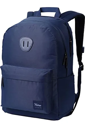 Nitro Urban Plus, Old School Daypack with Additional Padded Laptop Compartment, Urban Street Pack, Everyday Backpack, School Backpack, School Bag with Side Bottle Compartment